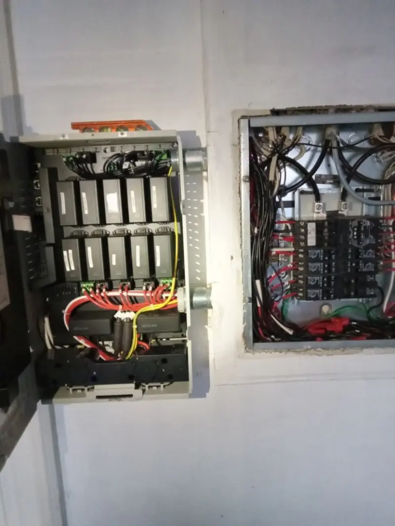 Electrical panel upgrade completed for Commercial Electrician Services in Friendly